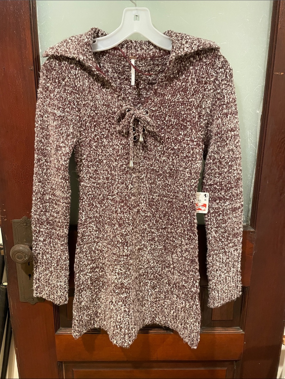 Free People Cozy Marled Knit Sweater Dress